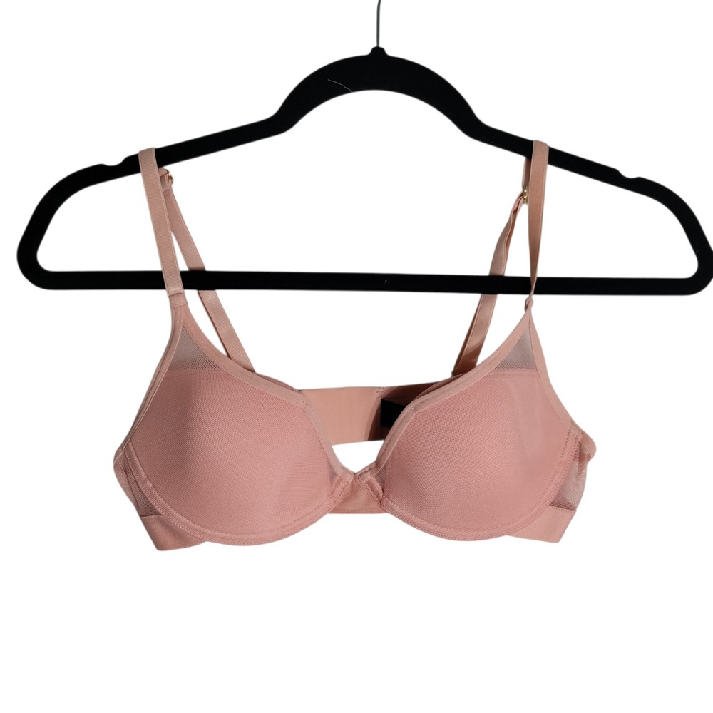 Pepper Mesh All You Bra Pink Small Chest Underwire 34A